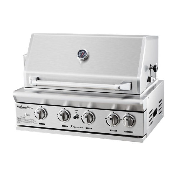 Kalamera 4 Burner Built In 48000 BTU Gas Grill Wayfair